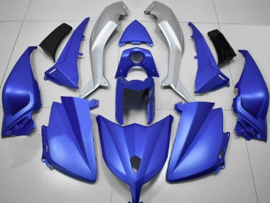 2012-2014 Yamaha TMAX530 Motorcycle Fairings - Matte Blue Silver Canada Websites