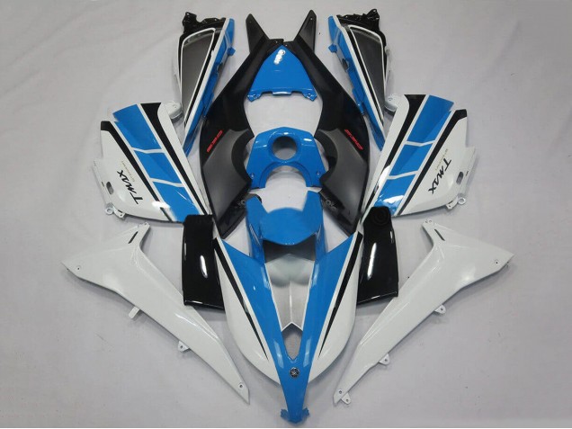2012-2014 Yamaha TMAX530 Motorcycle Fairings - White Blue Black Canada Websites