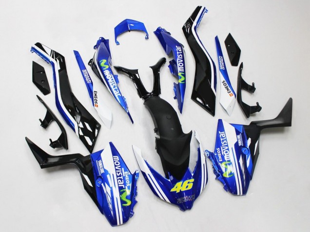2017-2021 Yamaha XMAX300 Motorcycle Fairings - Blue Black MoviStar ENEOS Yamalube 46 Canada Websites