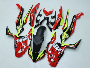 2017-2021 Yamaha XMAX300 Motorcycle Fairings - Red Yellow Black Shark 46 Canada Websites