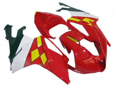 2003-2006 Aprilia RSV1000 Motorcycle Fairings - Red Yellow White Canada Websites