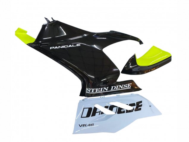 2020-2024 Ducati Panigale V2 Motorcycle Fairings - White Lime Green Glossy Black Stein Dinse VR 46 Canada Websites