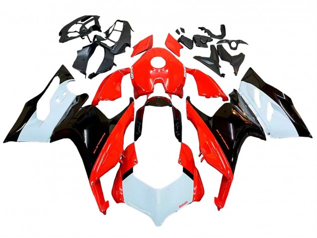 2020-2024 Ducati Panigale V2 Motorcycle Fairing Kits - White Red Glossy Black Canada Websites