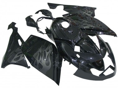 2005-2010 BMW K1200S Motorcycle Fairings - Glossy Black Grey Flame Canada Websites