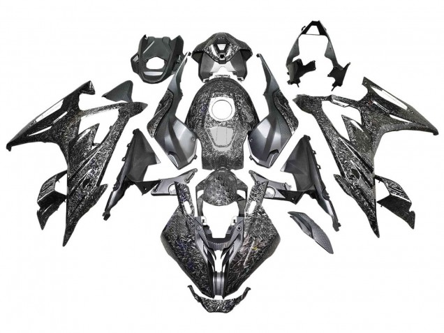 2023-2024 BMW S1000RR Motorcycle Fairings - Black Forged Carbon Fiber Canada Websites