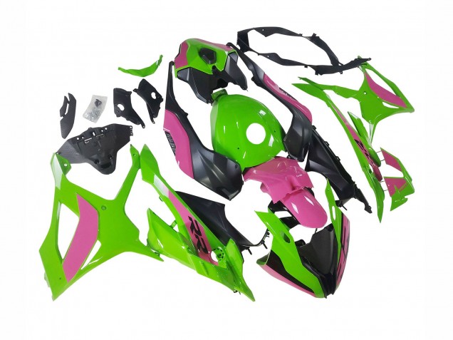 2023-2024 BMW S1000RR Motorcycle Fairings - Pink Green Black Canada Websites