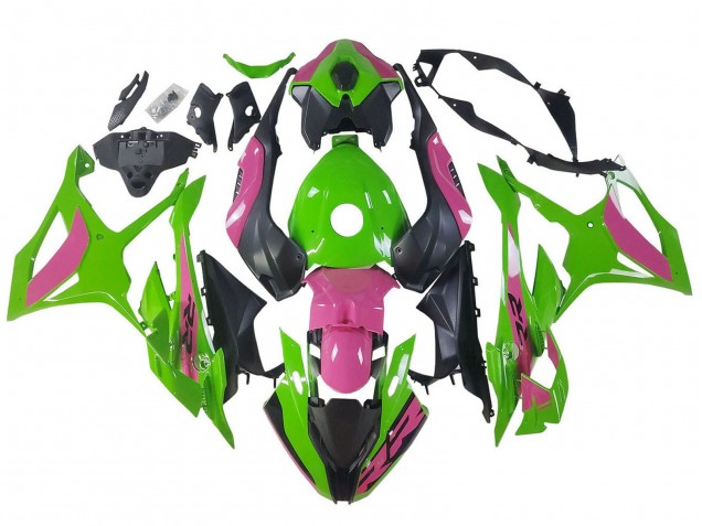 2023-2024 BMW S1000RR Motorcycle Fairings - Pink Green Black Canada Websites
