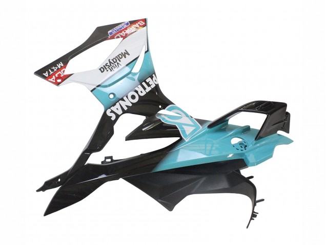 2023-2024 BMW S1000RR Motorcycle Fairings - Light Blue Matte Black Petronas Canada Websites