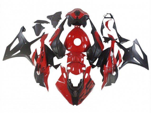 2023-2024 BMW S1000RR Motorcycle Fairings - Red Matte Black Canada Websites