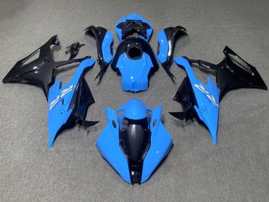 2019-2022 BMW S1000RR Motorcycle Fairings - Blue Black Carbon Fiber Canada Websites
