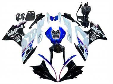 2017-2018 BMW S1000RR Motorcycle Fairing - White Blue Glossy Black Canada Websites