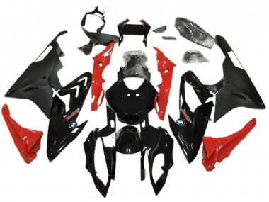 2017-2018 BMW S1000RR Abs Motorcycle Fairings - Red Glossy Black Matte Black Canada Websites