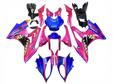 2017-2018 BMW S1000RR Motorcycle Fairings - Pink Blue Yellow Shark Canada Websites