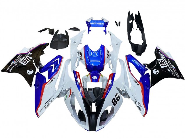 2017-2018 BMW S1000RR Bike Fairings - White Blue Red Glossy Black Canada Websites