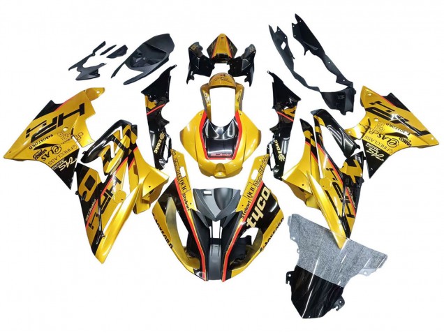 2017-2018 BMW S1000RR Motorcycle Fairings - Gold Black Tyco Canada Websites