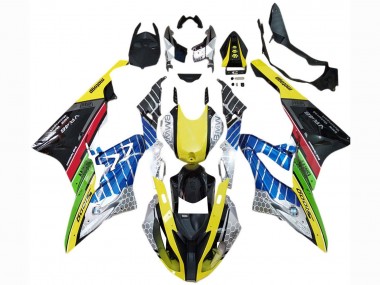 2017-2018 BMW S1000RR Motorcycle Fairings - Yellow Blue Red Green Black VR Canada Websites