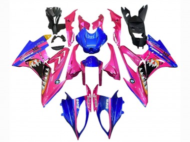 2015-2016 BMW S1000RR Motorcycle Fairings - Pink Blue Shark Canada Websites
