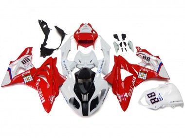 2009-2014 BMW S1000RR Motorcycle Fairings - White Red Canada Websites