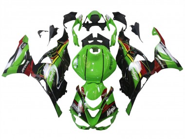 2023-2025 Kawasaki ZX6R Motorcycle Fairings - Green Black Red Yellow Dunlop Canada Websites