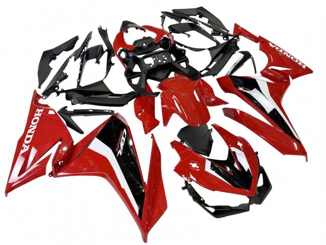 2022-2023 Honda CBR500R Motorcycle Fairing - Red White Black Canada Websites