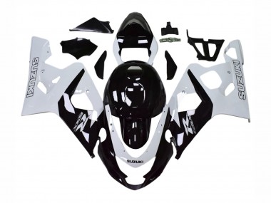 2004-2005 Suzuki GSXR 600 / GSXR 750 Motorcycle Fairings - White Black Canada Websites