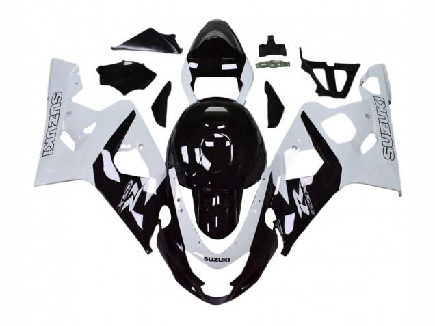 2004-2005 Suzuki GSXR 600 / GSXR 750 Motorcycle Fairings - White Black Canada Websites