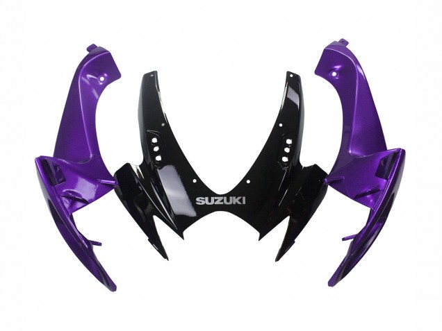 2006-2007 Suzuki GSXR 600 / GSXR 750 Motorcycle Fairing Kits - Purple Glossy Black Canada Websites
