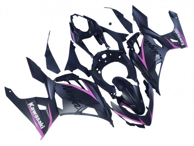2018-2024 Kawasaki Ninja 400 Motorcycle Fairings - Matte Black Pink Canada Websites