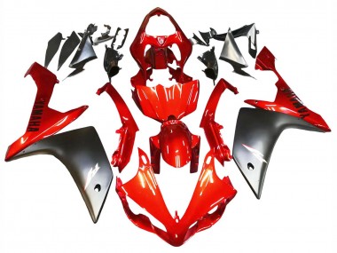 2007-2008 Yamaha YZF 1000 R1 Motorcycle Fairing - Red Matte Black Canada Websites