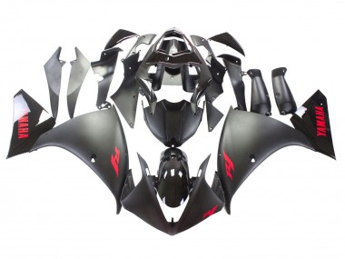 2009-2011 Yamaha YZF 1000 R1 Motorcycle Fairing - Matte Black Red Decal Canada Websites