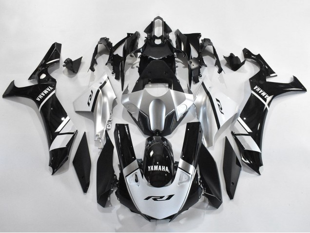 2020-2025 Yamaha YZF 1000 R1 Motorcycle Fairings - Silver White Glossy Black Canada Websites