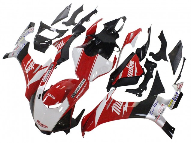 2020-2025 Yamaha YZF 1000 R1 Motorcycle Fairings - White Red Black Milwaukee Canada Websites