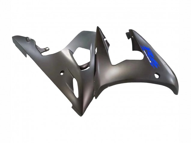 2003-2004 Yamaha YZF R6 Motorcycle Fairings - Matte Black Blue Canada Websites