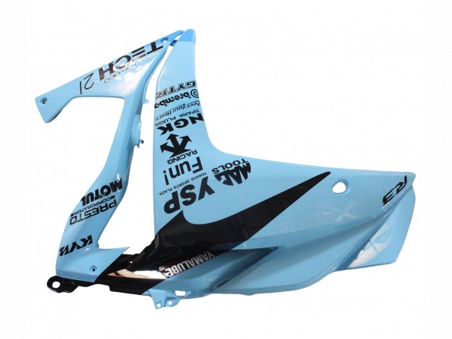 2015-2018 Yamaha YZF R3/R25 Motorcycle Fairings - Light Blue Black Yamalube 21 Canada Websites
