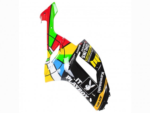 2007-2008 Kawasaki ZX6R Motorcycle Fairings - Colorful Playboy 223 Canada Websites