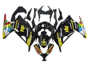 2013-2024 Kawasaki EX300 Motorcycle Fairings - Glossy Black Yellow Red Green Blue White Canada Websites