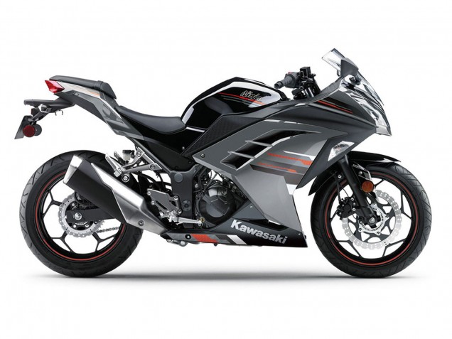 2013-2017 Kawasaki EX300 Motorcycle Fairings - Black Silver Red Canada Websites