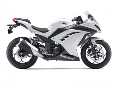 2013-2024 Kawasaki EX300 Motorcycle Fairings - White Black Canada Websites