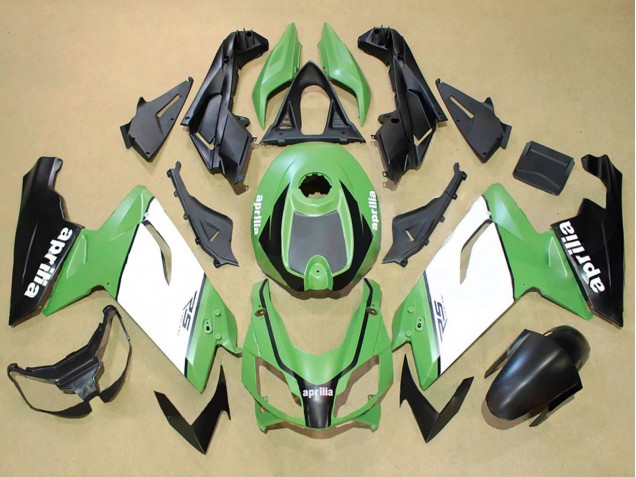 2006-2011 Aprilia RS125 Motorcycle Fairings - Green White Black Canada Websites