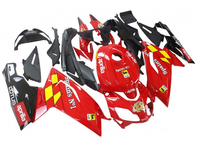 2006-2011 Aprilia RS125 Motorcycle Fairings - Red White Yellow Black Canada Websites