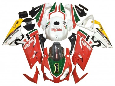 2006-2011 Aprilia RS125 Motorcycle Fairings - White Red Green Canada Websites