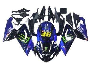 2006-2011 Aprilia RS125 Motorcycle Fairings - Blue Black Green Monster 46 Canada Websites