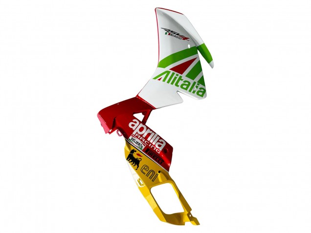 2012-2018 Aprilia RS4 50 125 Motorcycle Fairing - White Red Green Yellow Alitalia Canada Websites