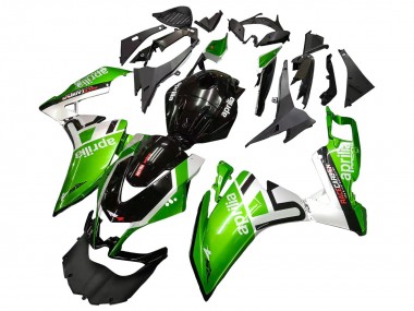 2012-2018 Aprilia RS4 50 125 Motorcycle Fairings - White Green Glossy Black Canada Websites