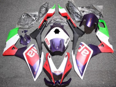 2012-2018 Aprilia RS4 50 125 Motorcycle Fairings - White Green Red Purple Canada Websites