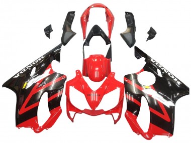 2004-2007 Honda CBR600 F4i Motorcycle Fairing - Red Glossy Black Canada Websites