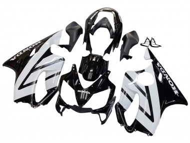 2004-2007 Honda CBR600 F4i Motorcycle Fairings - White Glossy Black Canada Websites