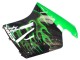 1996-2007 Honda CBR1100XX Blackbird Motorcycle Fairing - Glossy Black Green Flame Canada Websites