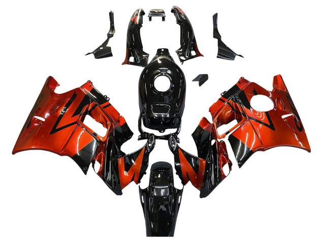 1991-1994 Honda CBR600 F2 Motorcycle Fairings - Orange Glossy Black Canada Websites