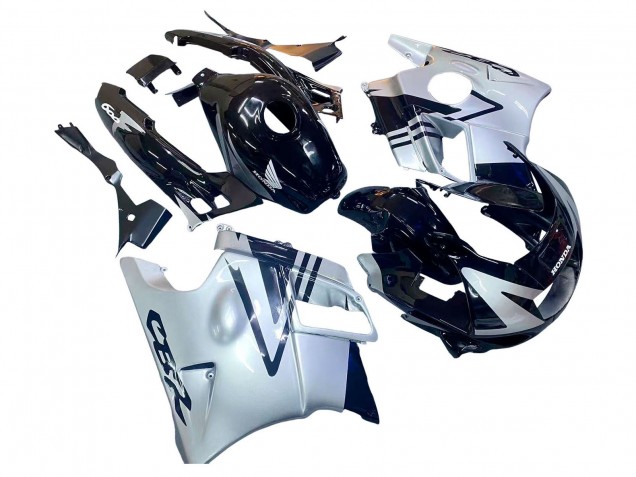 1991-1994 Honda CBR600 F2 Motorcycle Fairings - Silver Glossy Black Canada Websites